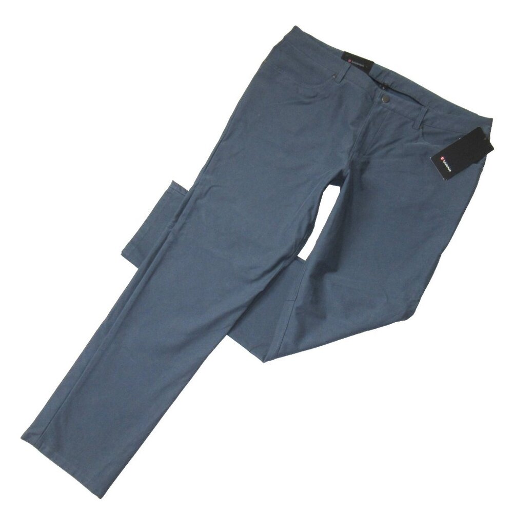 NWT Lululemon Men's ABC Classic-Fit Pant 34"L *Utilitech in Iron Blue 40